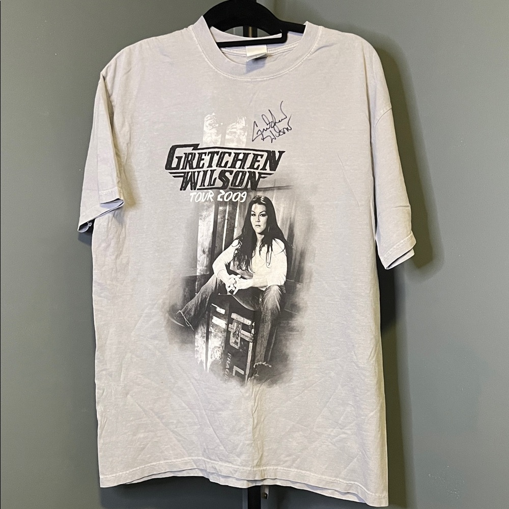 Gretchen Wilson Tour 2009 Short Sleeve Tee - Light Gray